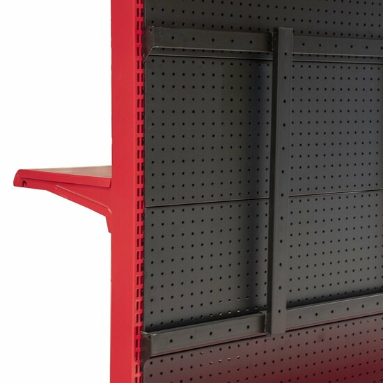 Innovatieve beurswagen voor veelzijdige presentaties: Deze dubbelzijdige beurswagen is de ideale oplossing voor de aantrekkelijke presentatie van Wagner Tuning producten. Met zijn universele verstelbaarheid en twee planken per zijde biedt hij voldoende ru