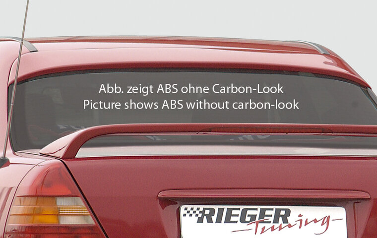 Rieger Tuning achterraam afdekking