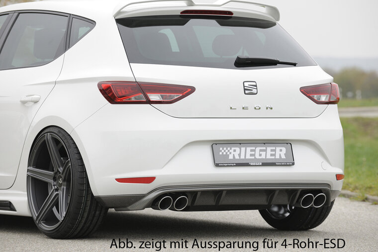 Rieger Tuning achterbumper verlenging