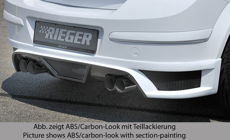 Rieger Tuning achterbumper verlenging Opel Astra H