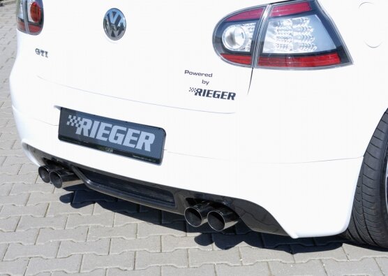 Rieger Tuning uitlaatdemper, rechts, links, met stempel
