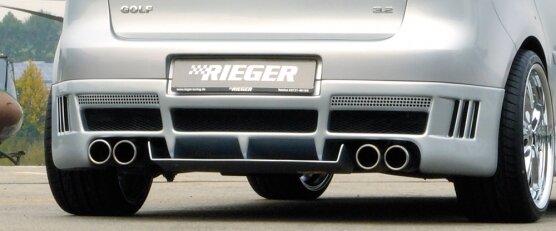 Rieger Tuning uitlaatdemper Golf 5, links/rechts, 4x76mm