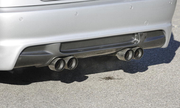 Rieger Tuning uitlaatdemper, 4x90mm centraal BMW 3-serie E46 BMW E46 330d/330xd 3,0l Diesel 135/150kW