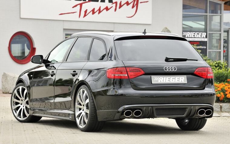Rieger Tuning uitlaatdemper, 4-cilinder &oslash; 55mm aansluiting Audi A4 / A5 [B8/8T] 1,8l TFSI 88/118/125kW; 2,0l TDI 100/105/125/130kW