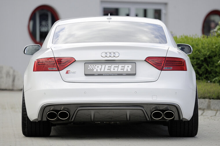 Rieger Tuning uitlaatdemper, 4-cilinder &oslash; 55mm aansluiting Audi A5 [B8] 1,8l TFSI 88/118/125kW; 2,0l TDI 105/125/130/140kW