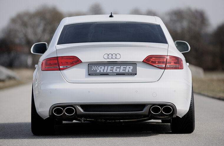 Rieger Tuning uitlaatdemper, 4-cilinder, &oslash; 66mm aansluiting Audi A4 [B8] 2,0l TFSI 132/155/165kW (Quattro en voorwielaandrijving)