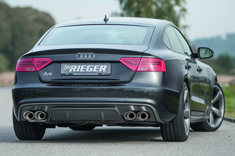 Rieger Tuning uitlaatdemper, links, rechts, Audi A5 (B8)