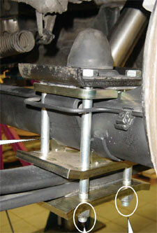 KW V3 Schroefset Volkswagen Caddy 2K, 2KN (2004-2020) 50mm veerpootdiameter!