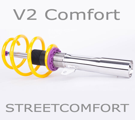 KW V2 Comfort Schroefset Volkswagen Golf V 2WD Golf / Plus / Cross / Variant 55mm klemdiameter 2WD incl. Plus/Cross/Variant 1036-1105kg vooras last