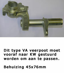 KW V1 Schroefset Volkswagen Polo 86 / 86C (1980-) Voor veerpoot op afbeelding 3! 8/1980-