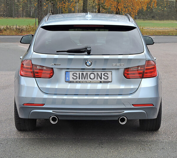 Simons Sportuitlaat BMW 3-serie F30/31 Sedan/touring [f30/31] -06/2015