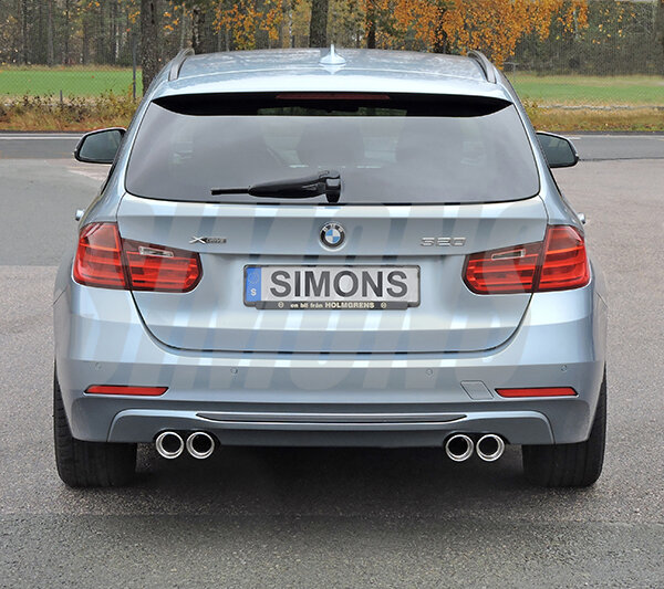 Simons Sportuitlaat BMW 3-serie F30/31 Sedan/touring [f30/31] -06/2015