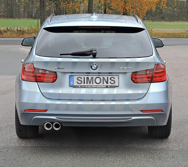 Simons Sportuitlaat BMW 3-serie F30/31 Sedan/touring [f30/31] -06/2015