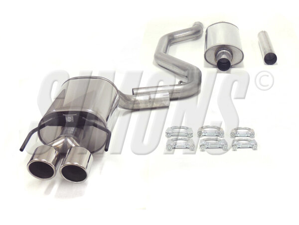 Simons Sportuitlaat Saab 9-3 Cabrio/sportsedan/sportcombi 2004-