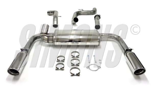 Simons Sportuitlaat Volvo S40 Sedan 2004-