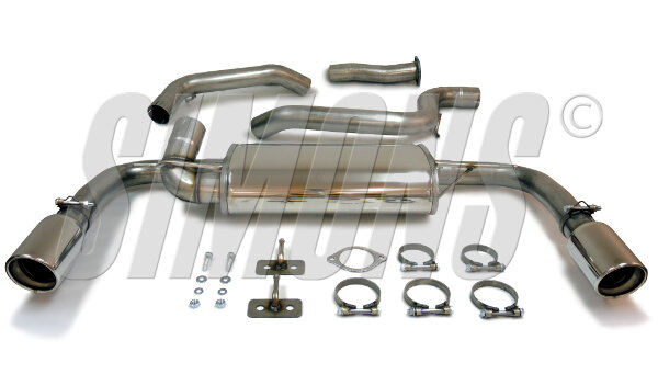 Simons Sportuitlaat Volvo V40 T4/t5 5 cilinder