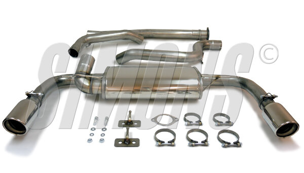 Simons Sportuitlaat Volvo V40 T2/t3/t4/t5 4 cilinder