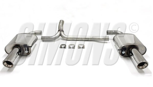 Simons Sportuitlaat Volvo V70 XC Xc awd 2007-2016