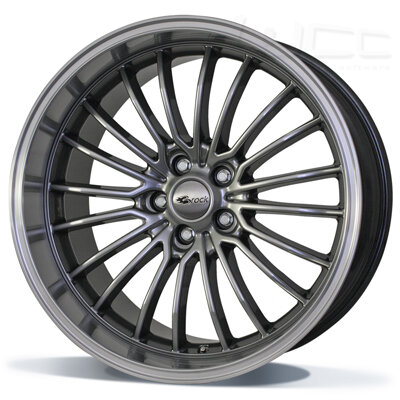 Brock B24GP - Chroom zilver / rand gepolijst (CSS-HP) - 8.5J x 19inch ET40 5x114.3 naaf 72.6