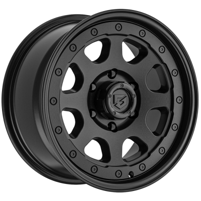 Gear Off Road NIGHTHAWK - SOFT MATT BLACK - 85J x 17inch ET15 6x135 naaf 87.1