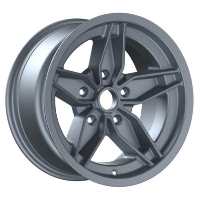 Fondmetal Classic STR16 - MATT SILVER - 9J x 16inch ET0 5x130 naaf 71.6