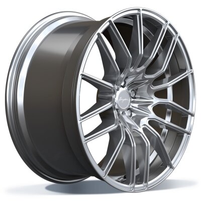 Breyton Impressive - Hyper Silver (HC) - 9J x 21inch ET30 5x112 naaf 66.5