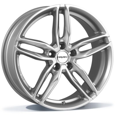 Carmani CA13 Twinmax - white silver - 8J x 18inch ET34 5x120 naaf 72.6