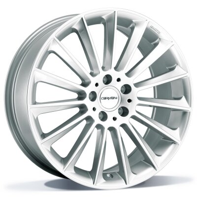 Carmani CA17 Fritz - white silver - 10.5J x 21inch ET25 5x112 naaf 66.6