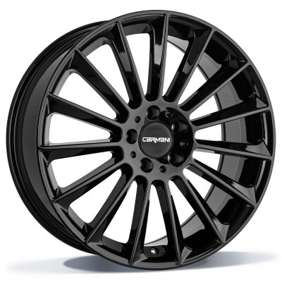 Carmani CA17 Fritz - black - 8J x 19inch ET40 5x114.3 naaf 72.6