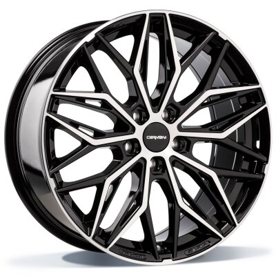 Carmani CA26 Max - black polish - 8J x 18inch ET35 5x112 naaf 66.6