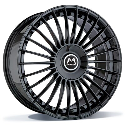 Motec Venom - Black painted - 8.5J x 19inch ET30 5x112 naaf 72.6