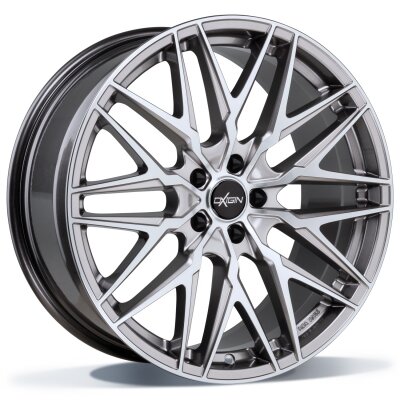 Oxigin 25 Oxcross - hyper silver polish - 10.5J x 20inch ET35 5x120 naaf 76.9