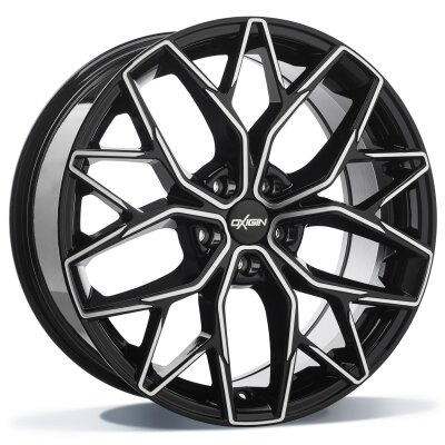 Oxigin 26 Oxid - black full polish - 9J x 20inch ET20 5x112 naaf 66.6