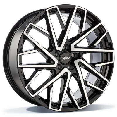Oxigin 28 Oxmove - black full polish - 9J x 20inch ET35 5x112 naaf 66.6