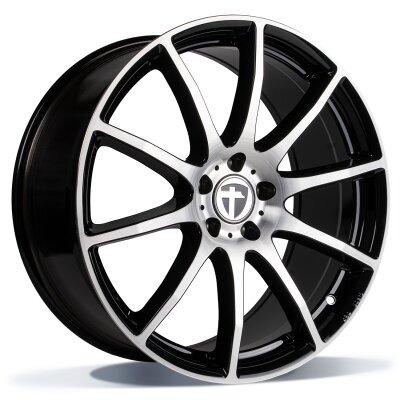 Tomason TN1 Flow - black polished - 9J x 20inch ET45 5x112 naaf 72.6