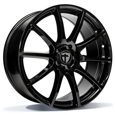 Tomason TN1 Flow - black painted - 8J x 20inch ET45 5x108 naaf 72.6