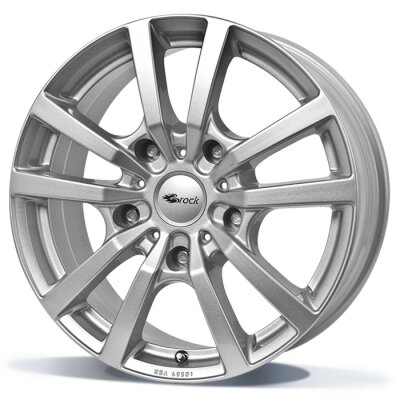 RC Design RC25T - Kristal zilver (KS) - 6.5J x 16inch ET60 5x130 naaf 78.1