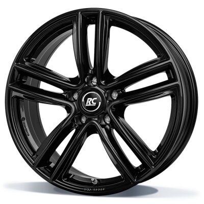 RC Design RC27 - Zwart gelakt (SG) - 6.5J x 17inch ET45 5x114.3 naaf 60.1
