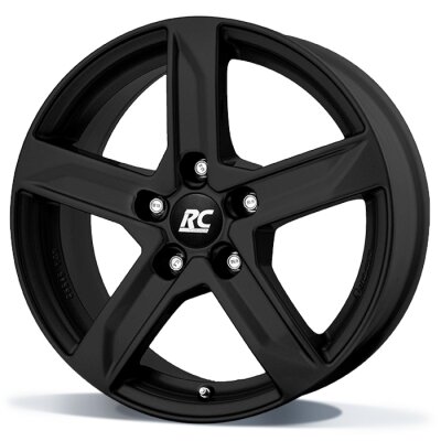 RC Design TDG - Zwart mat (SKM) - 7.5J x 18inch ET35 5x114.3 naaf 60.1