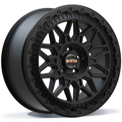 Fondmetal BLUSTER (8400) - MATT BLACK - 8.5J x 17inch ET37 5x127 naaf 71.6