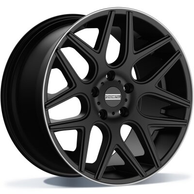 Fondmetal MOROS (STC-MS) - MATT BLACK MACHINED LIP - 9.5J x 20inch ET35 5x130 naaf 84.1