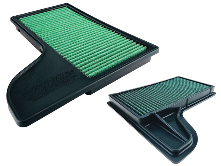 GREEN Vervangingsfilter Ford Mustang 2014- 5.0 V8 GT 310/324/343kW