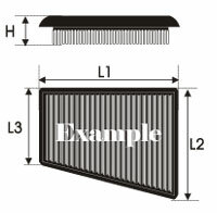 GREEN Vervangingsfilter Renault Kangoo 1997-2007 7/2006-12/2007 1.6 16V Bibalent (CNG) 60kw