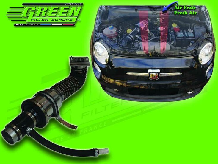 GREEN Performance Kit Fiat 500 Abarth [500/595/695]DynaTwist nieuw 4-7-2018