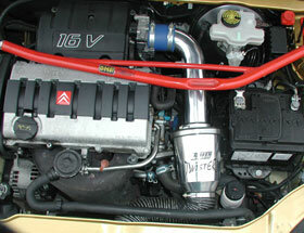 Cold Air Intake Peugeot 106 benzine 1.1 MPi, 1.4 MPi