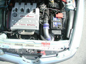 Cold Air Intake Alfa Romeo 156/156SW 1.6 16V TS, 1.8 16V TS, 2.0 16V TS: specs hierboven