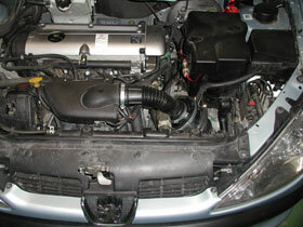 Cold Air Intake Peugeot 206/CC/SW benzine 2.0 16v (ook GTi)