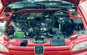 Cold Air Intake Peugeot 306 benzine 1.8 74kw