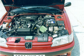 Cold Air Intake Peugeot 306 benzine 2.0 16V met ABS