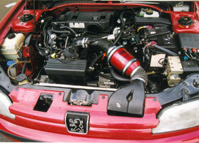 Cold Air Intake Peugeot 306 benzine 2.0 16V met ABS